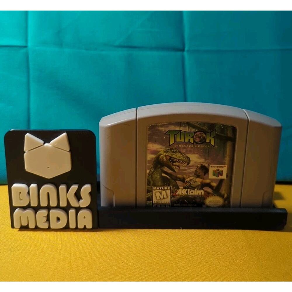 Turok Dinosaur Hunter (N64) Game Cleaned and Tested